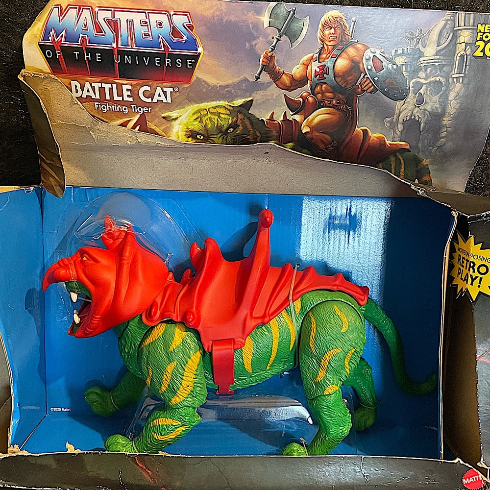 Masters Of The Universe. Battle Cat Fighting Tiger. 🐅🐯